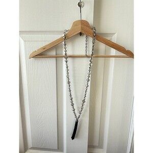 silver dangle necklace
